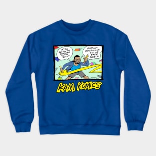 Kam Komics support tshirt_banned books Crewneck Sweatshirt